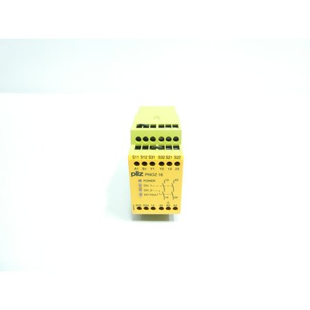 PILZ 120V-Ac 24V-Dc Safety Relay PNOZ 16 120VAC 24VDC 2N/O 774065